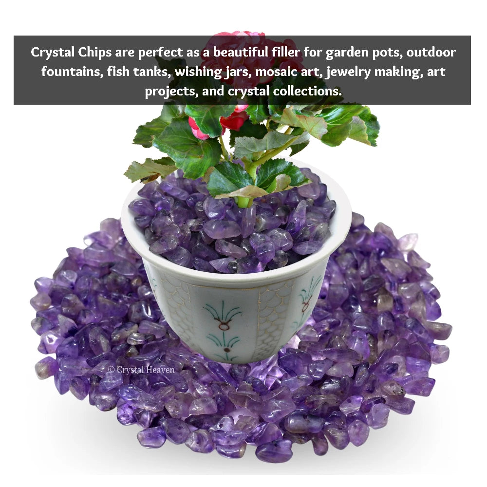 Amethyst Chips - Pre Drilled