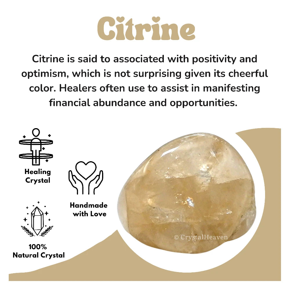 Tumbled Citrine Stones (30 Gram)