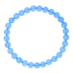 Aquamarine Healing Crystal Bracelets - 6mm Beads