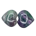 Purple Fluorite Heart