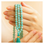 Amazonite Japa Mala (Without Knot) 