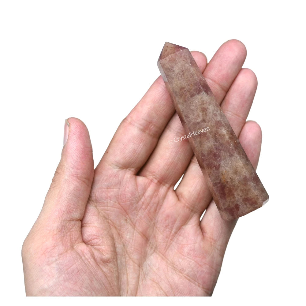 Strawberry Quartz Tower (3" to 4" inch)