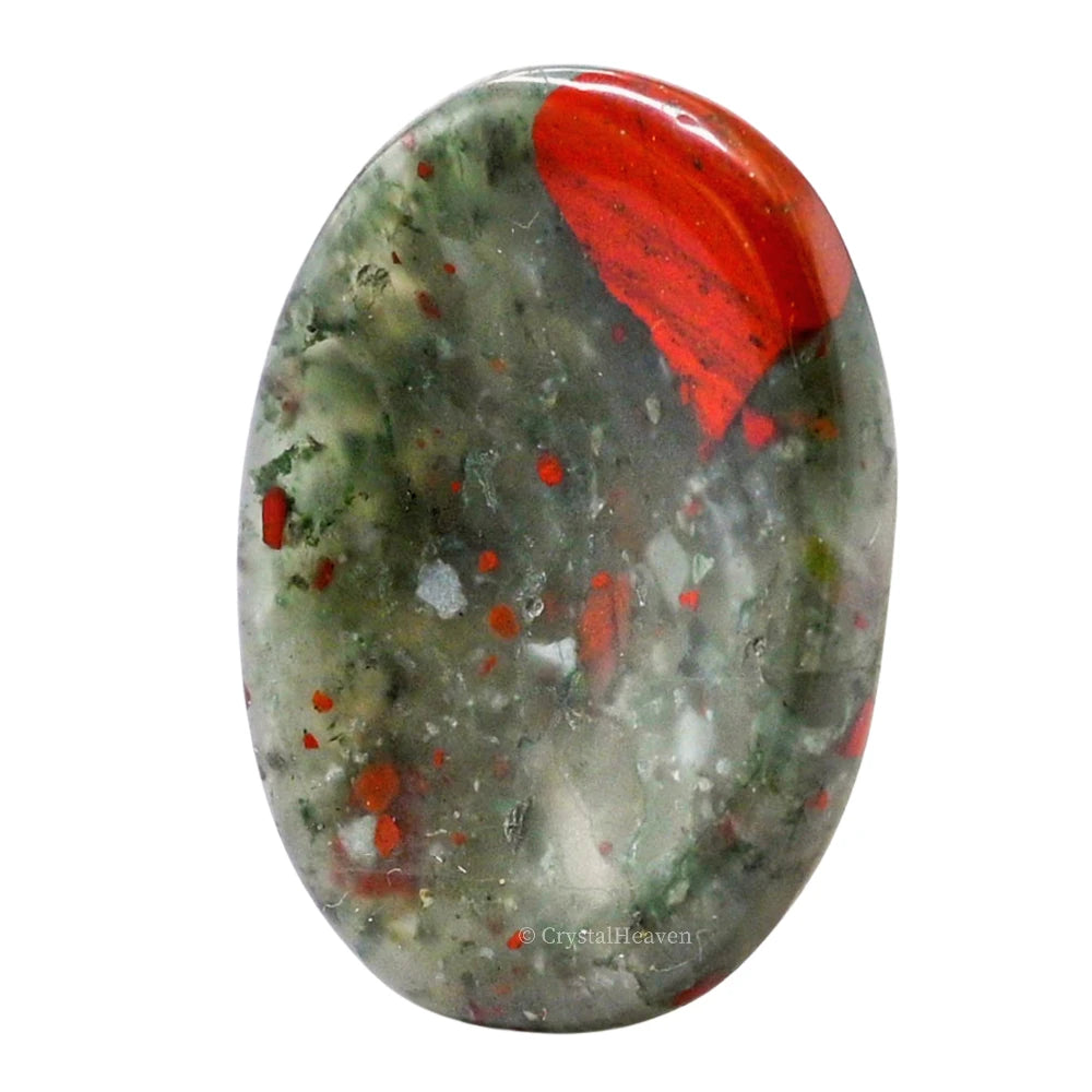 African Bloodstone Worry Stone