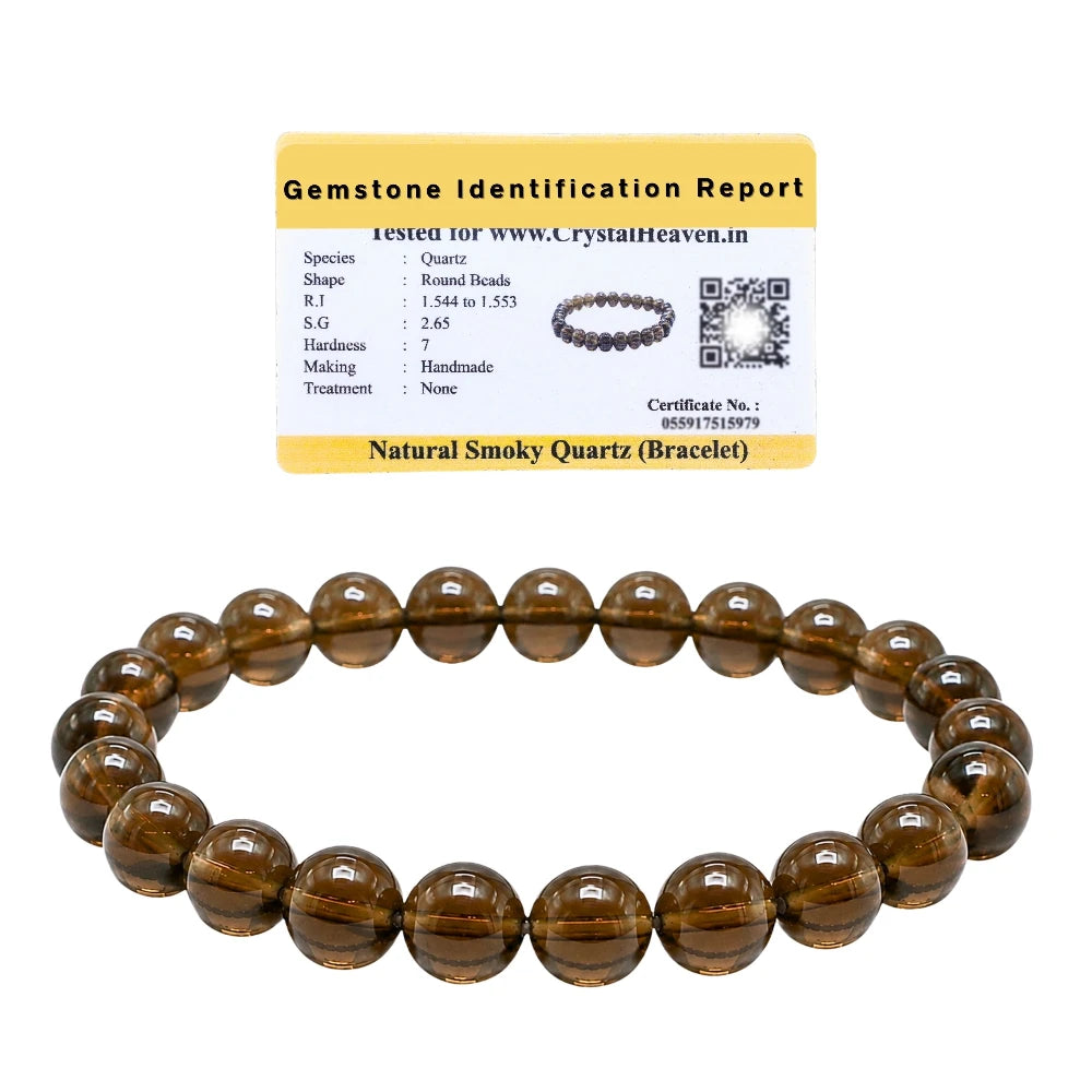 Smoky Quartz Bracelet (Elstic)