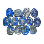 Lapis Lazuli Pagan Wiccan Stones (Set of 13)