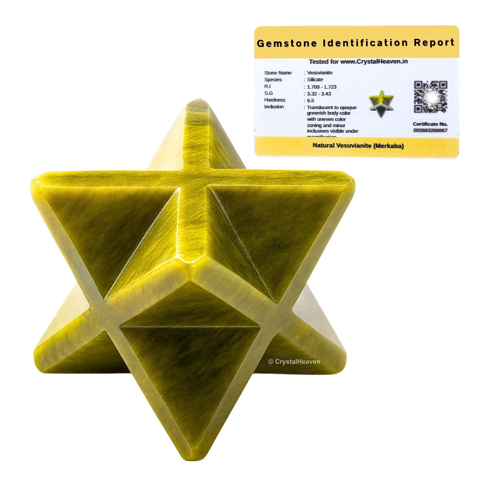 Vesuvianite Crystal Merkaba (35-45 mm)