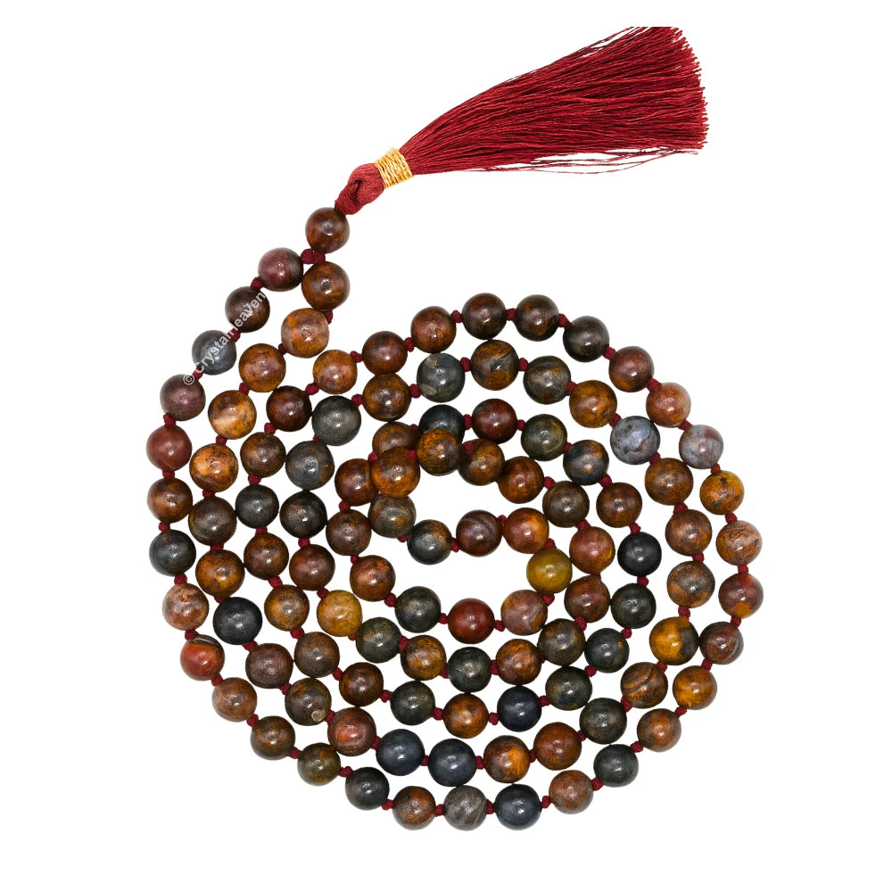 Pietersite Japa Mala (Hand Knotted)