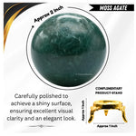 Moss Agate Sphere (2 Inch)