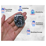 Indigo Gabbro Palm Stone
