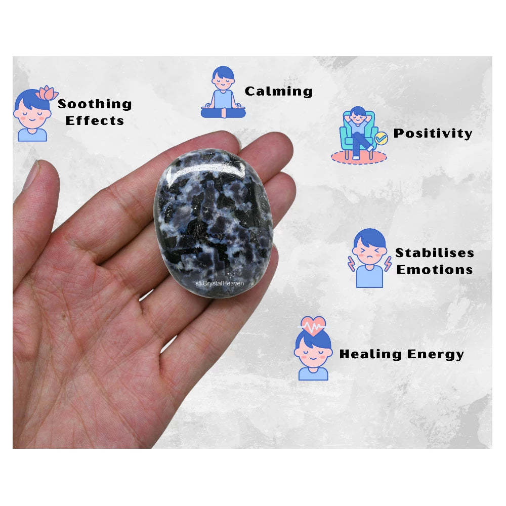 Indigo Gabbro Palm Stone
