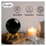 Black Obsidian Sphere (1.5 Inch)