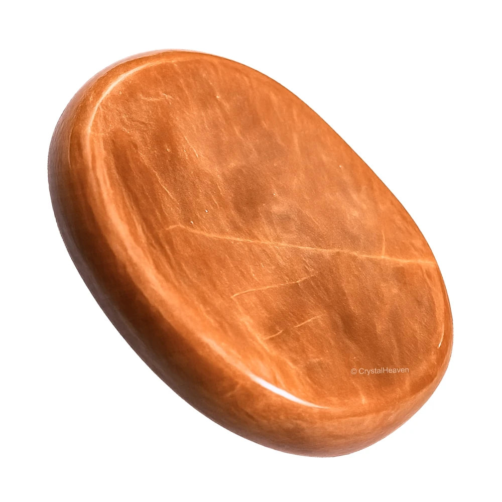 Peach Moonstone Worry Stone
