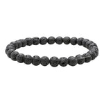 Lava Stone Healing Crystal Bracelets - 6mm Beads