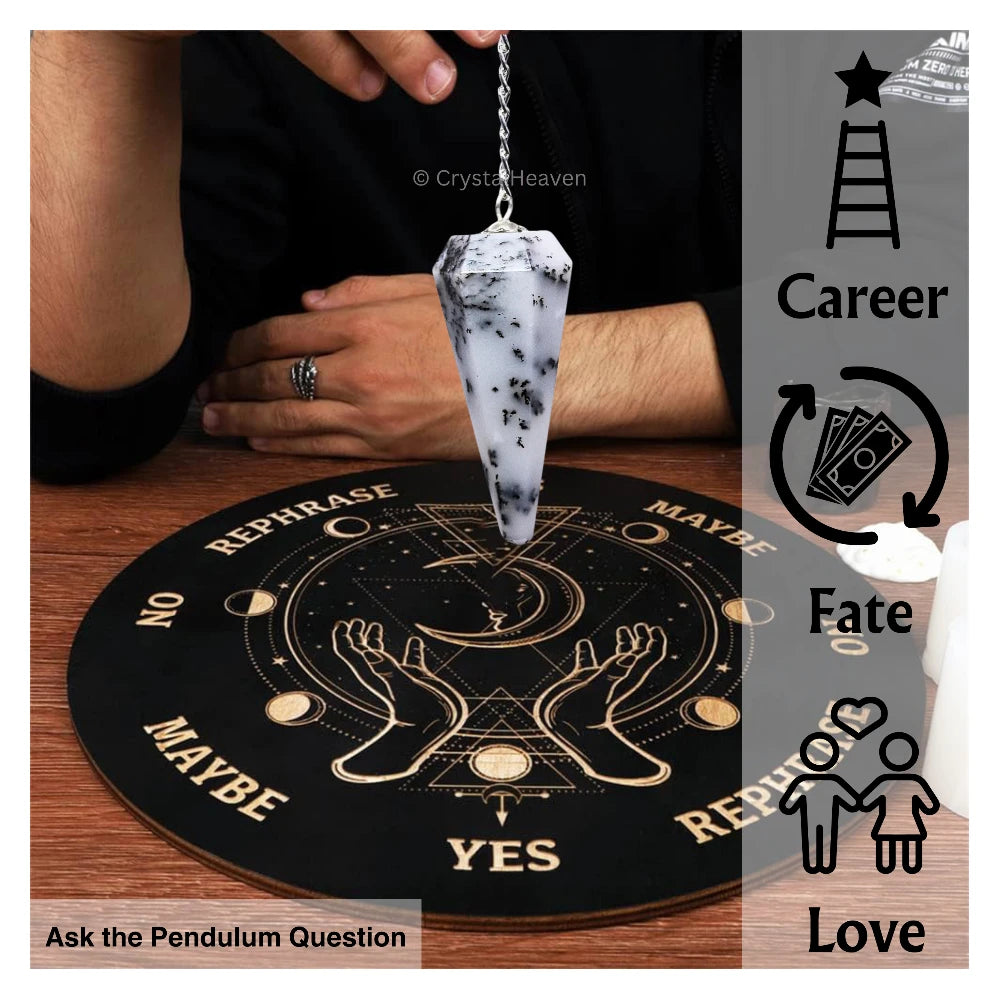 Dendrite Opal Pendulum