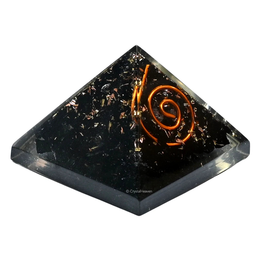 Black Tourmaline Orgone Pyramid - 30mm
