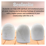 Scolecite Standing Palm Stone (Regular)