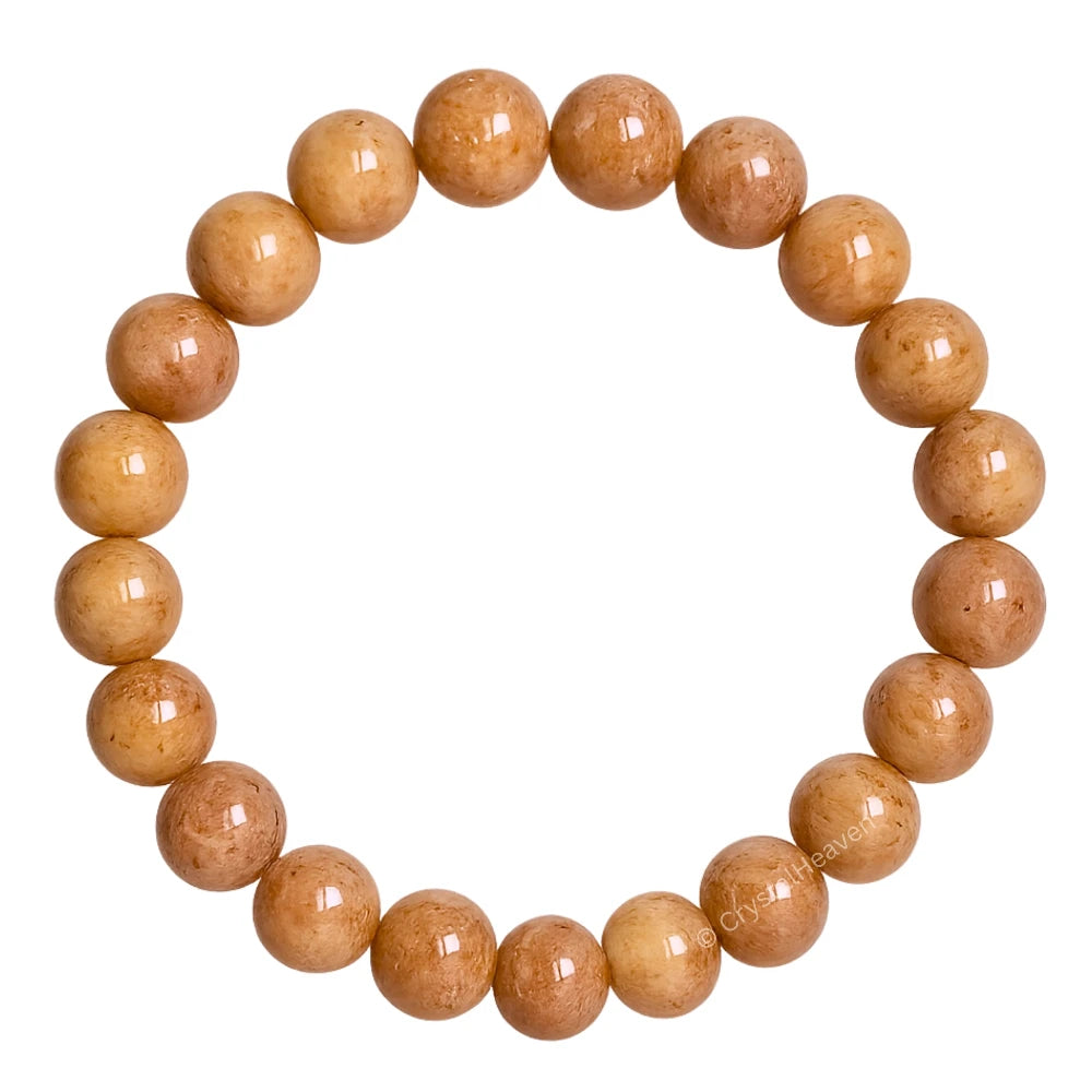 Peach Moonstone Bracelet (Elastic)