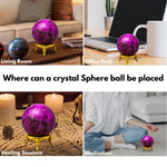 Cobalt Calcite Sphere (1.5 Inch)