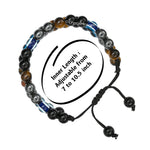 Evil Eye Bracelet for Men Women (Double Layer)