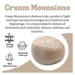 Tumbled Cream Moonstone Stones (30 Gram)