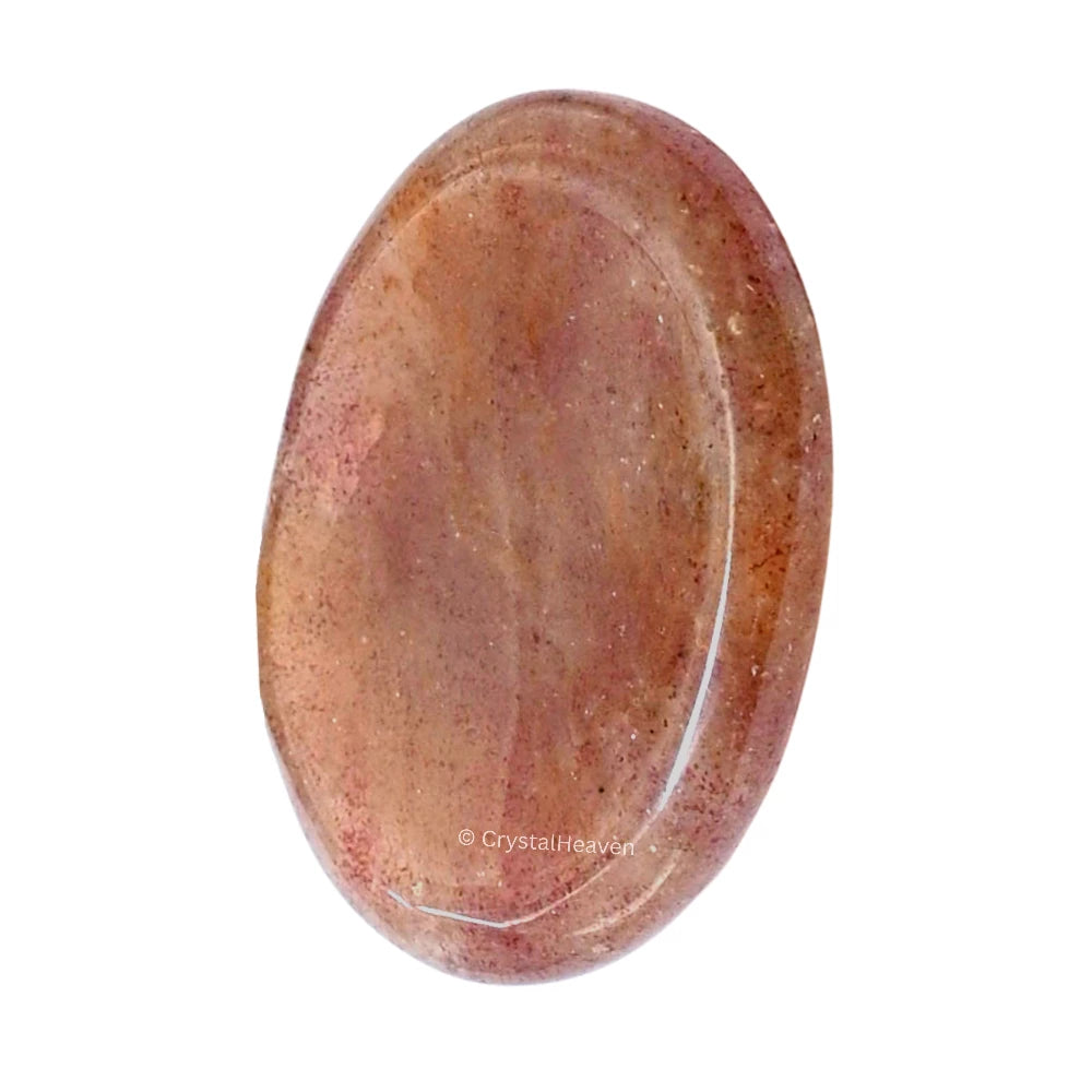 Strawberry Quartz Worry Stone