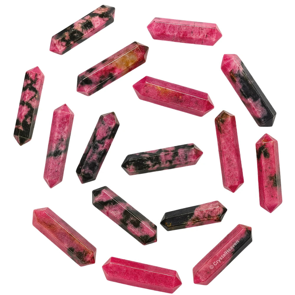 Rhodonite Pencil Points (Double Terminated) (Set of 3)