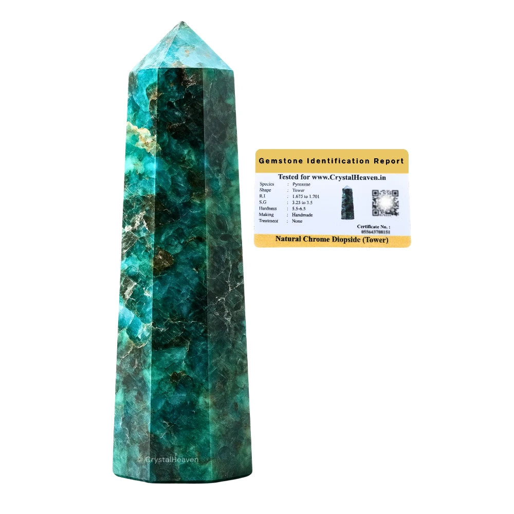 Chrome Diopside Tower (2" to 3" inch) 
