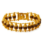 Rudraksha Bracelet (Classic Gold Chain)