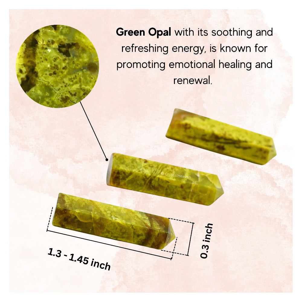 Green Opal Pencil Points (Set of 50)