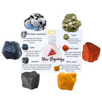 New Beginning Raw Crystals Set