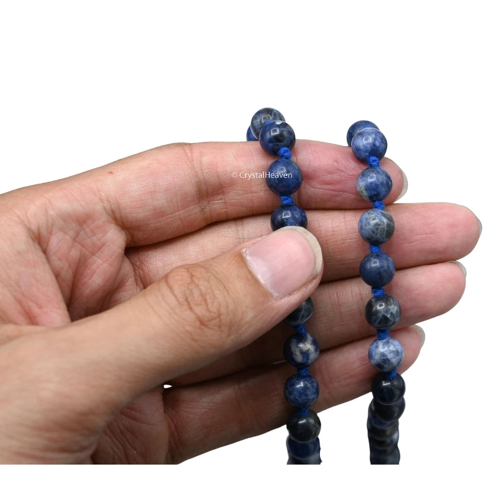 Sodalite Japa Mala (Hand Knotted)