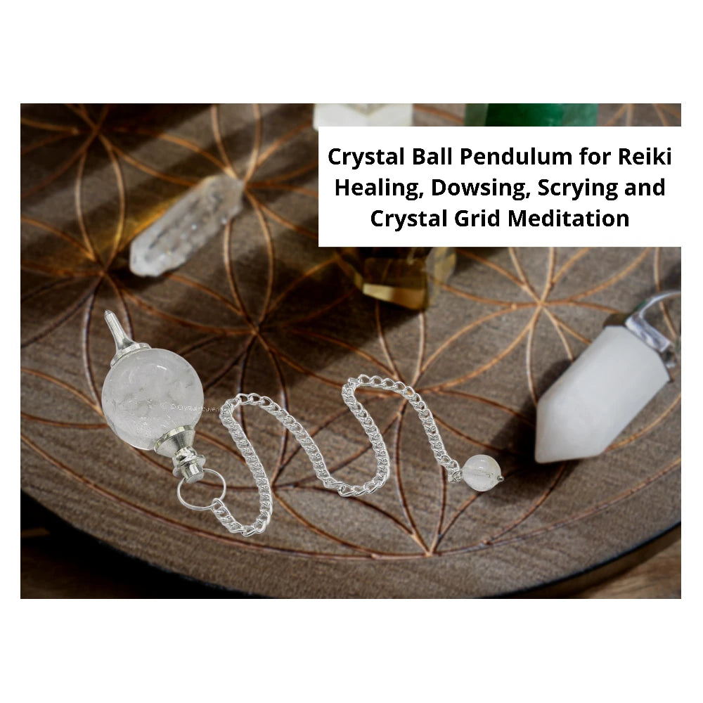 Clear Quartz Ball Pendulum