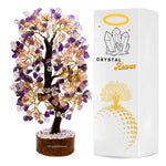 Rose Quartz, Amethyst & Clear Quartz Tree (200 Chips)