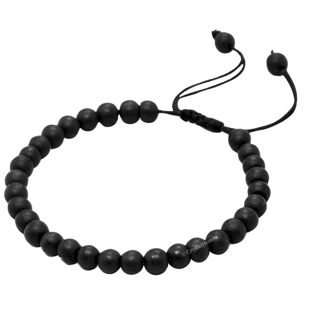 Karungali Malai Bracelet (Adjustable - 6 mm beads)