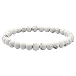 Howlite Healing Crystal Bracelets - 6mm Beads