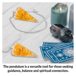 Citrine Onyx Crystal Orgone Pendulum