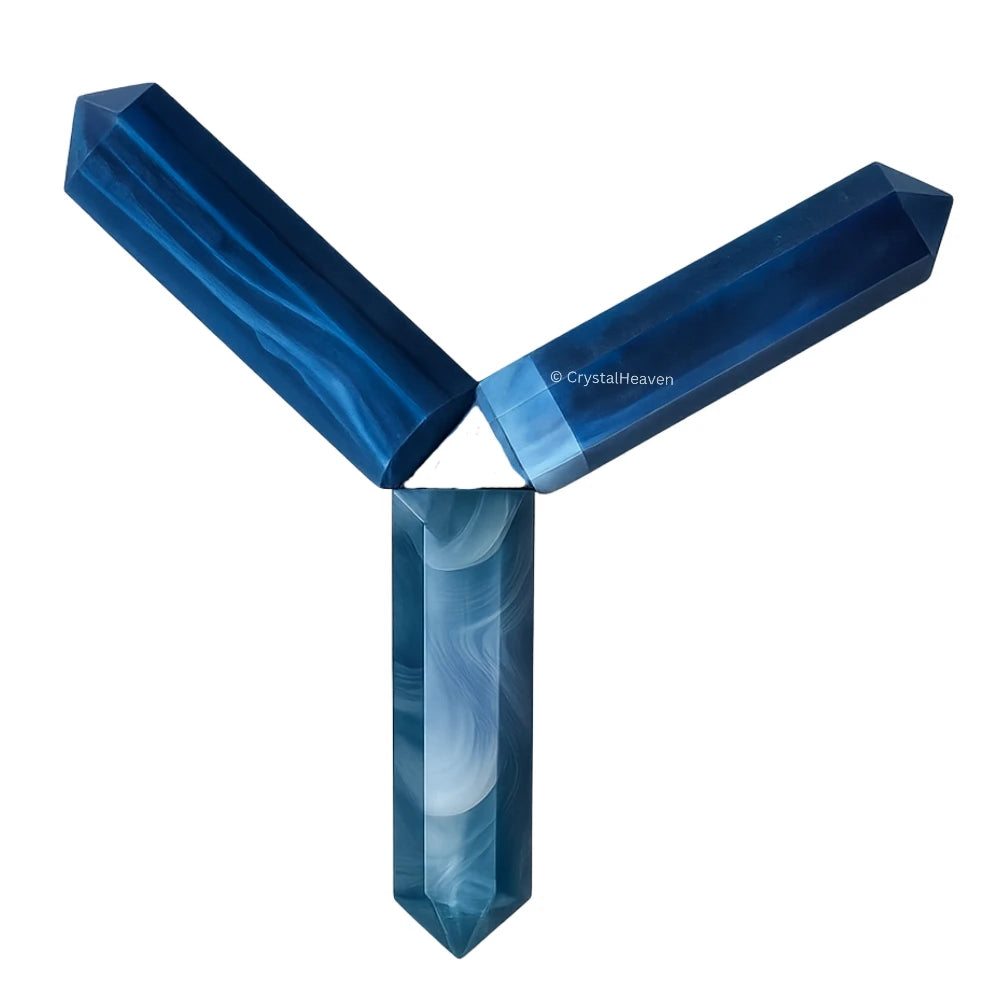 Blue Onyx Pencil Points (Set of 50)