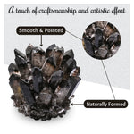 Smoky Quartz Crystal Cluster Points