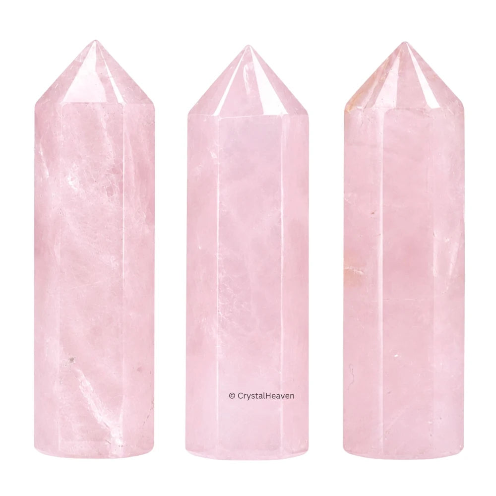 Rose Quartz Pencil Points (Set of 3)
