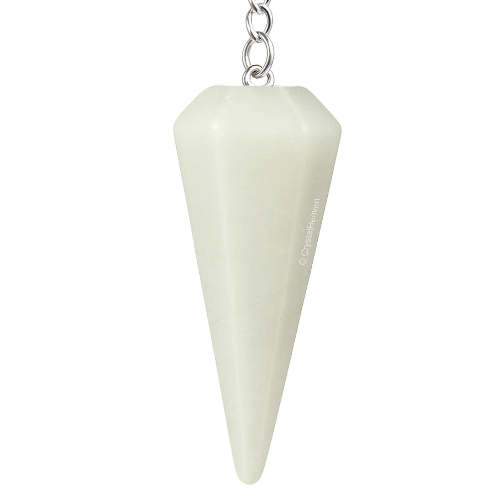 Snow White Quartz Pendulum
