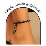 Hematite Anklet (Hand Knotted)