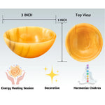 Yellow Aventurine Crystal Bowl - 3 Inch
