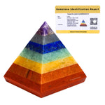 7 Chakra Pyramid (2 Inch)