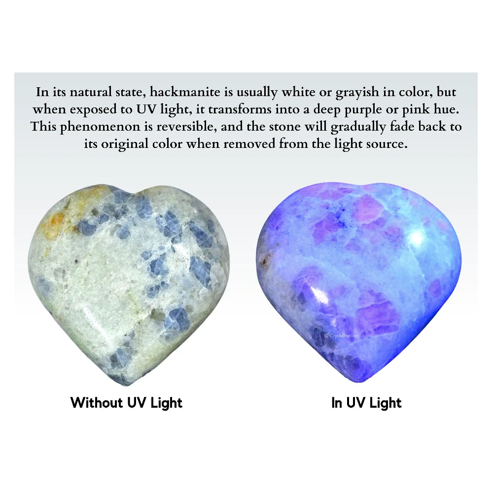 Hackmanite Heart