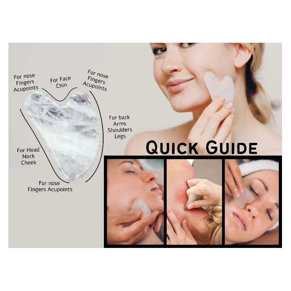 Clear Quartz Gua Sha