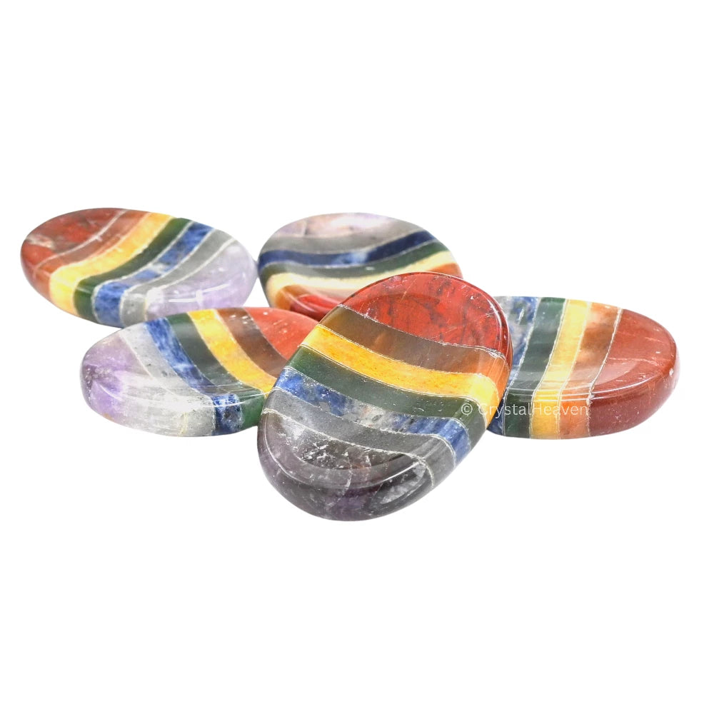 7 Chakra  Worry Stone