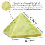 Serpentine Pyramid (1 Inch)
