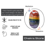 7 Chakra Palm Stone