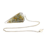 Labradorite Crystal Orgone Pendulum