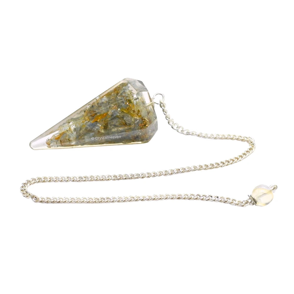 Labradorite Crystal Orgone Pendulum